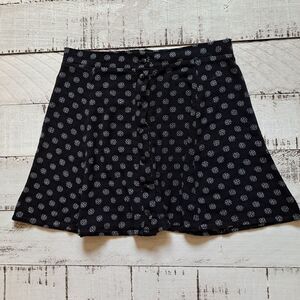 L.A. Hearts Button Front Miniskirt Black XSmall